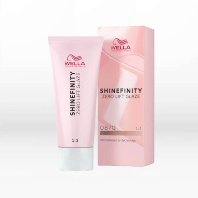 Wella Professionals Shinefinity Zero Lift Glaze 08/0 Natural Latte 60ml