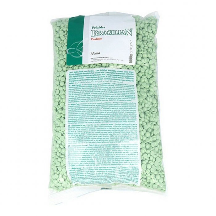 Xanitalia Idema Depilatory Wax in Grains for Face & Body Brasilian Green Tea 1000gr