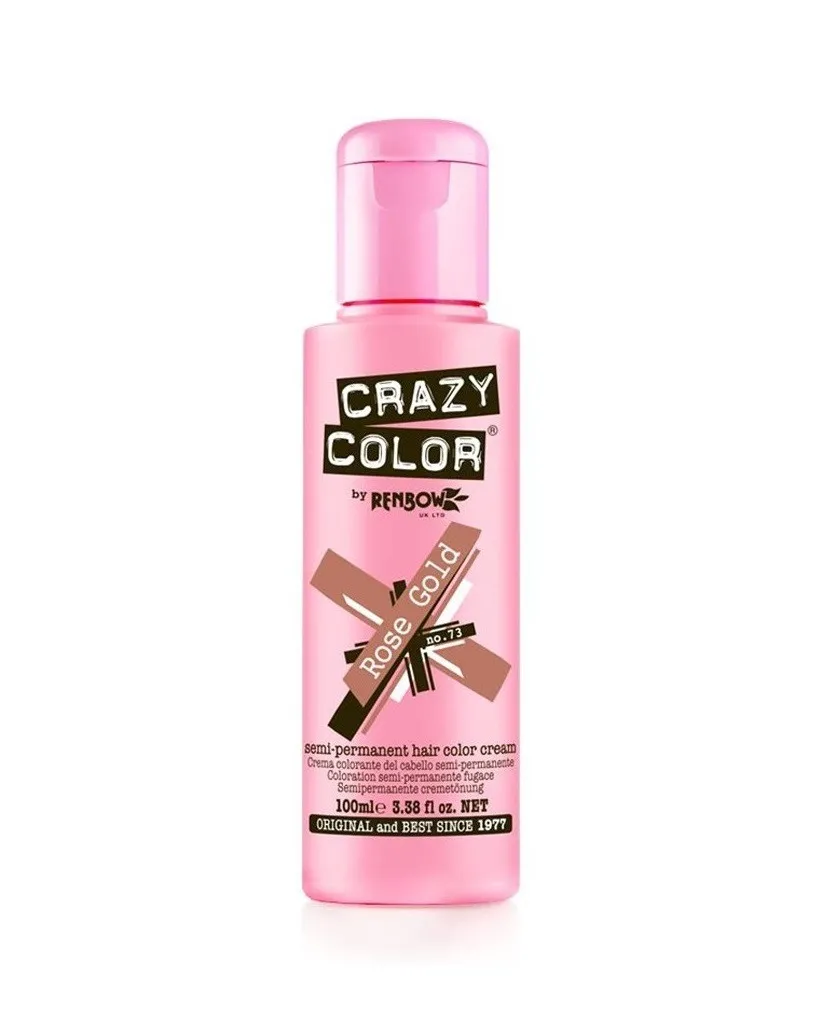 Crazy Color Semi-Permanent Hair Color Cream - 73 Rose Gold – Haircare Works