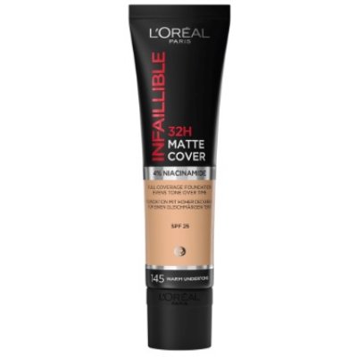 L'Oreal Paris Make up Infaillible 32h Matte Cover 145 Warm Undertone 30ml