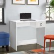 Γραφείο εργασίας Hampton Megapap χρώμα λευκό 90x51x75εκ.
