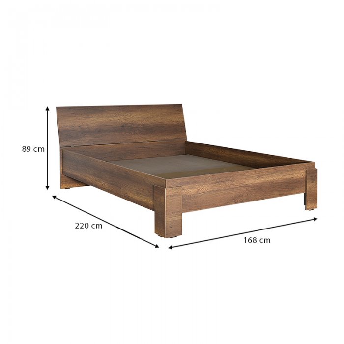 Κρεβάτι Robin Megapap από μελαμίνη χρώμα καρυδί 160x200εκ. Κρεβάτι Robin Megapap από μελαμίνη χρώμα καρυδί 160x200εκ.
