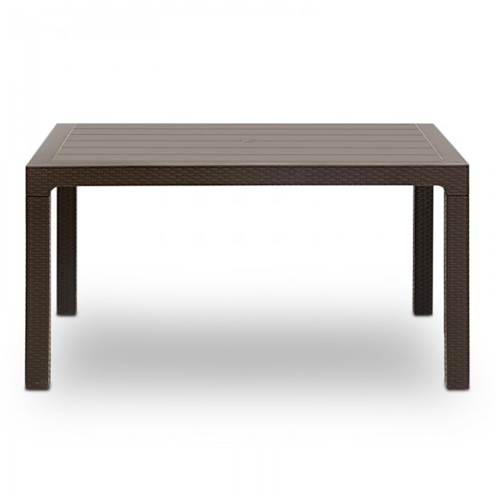 Τραπέζι κήπου Adler Megapap από PP χρώμα καφέ 150x90x75εκ. Τραπέζι κήπου Adler Megapap από PP χρώμα καφέ 150x90x75εκ.
