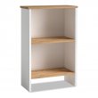 Βιβλιοθήκη Flora Megapap χρώμα white - oak 52x25x80εκ.