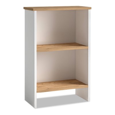 Βιβλιοθήκη Flora Megapap χρώμα white - oak 52x25x80εκ.