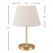 Φωτιστικό επιτραπέζιο Rosenthal Megapap ύφασμα Pvc χρώμα κρεμ/χρυσό 22x17x37εκ.