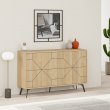 Μπουφές Dune Megapap χρώμα φυσικό οξιάς 123x35x77,4εκ.