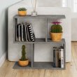 Βοηθητικό τραπεζάκι Homemania Megapap χρώμα γκρι ρετρό 60x20x60εκ.