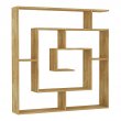 Βιβλιοθήκη Labirent Megapap χρώμα φυσικό οξιάς 125x22x129εκ.