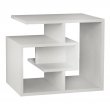 Βοηθητικό τραπεζάκι Labirent Megapap Megapap χρώμα λευκό 54x40x45εκ.