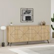 Μπουφές Dune Megapap χρώμα φυσικό οξιάς 184x35x77,4εκ.