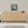 Μπουφές Dune Megapap χρώμα φυσικό οξιάς 184x35x77,4εκ.