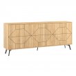 Μπουφές Dune Megapap χρώμα φυσικό οξιάς 184x35x77,4εκ.