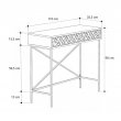 Κονσόλα Heaton Megapap μεταλλική - μελαμίνης χρώμα sapphire oak 110x35,6x90εκ. Κονσόλα Heaton Megapap μεταλλική - μελαμίνης χρώμα sapphire oak 110x35,6x90εκ.
