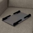 Τραπεζάκι laptop Sidon Megapap χρώμα ανθρακί 60x35,5x23,5εκ.