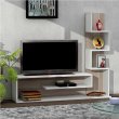 Έπιπλο τηλεόρασης Meteni Megapap χρώμα λευκό - cordoba 149,5x29,5x120εκ.