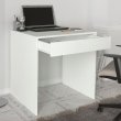 Γραφείο εργασίας Mida Megapap χρώμα λευκό 72x60x73,8εκ.