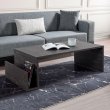 Τραπεζάκι σαλονιού Regnar Megapap χρώμα rebab 100,6x55x31,8εκ.