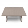 Τραπέζι πολυπροπυλενίου Callan Megapap χρώμα cappuccino 140x80x73εκ.