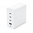 Mophie Speedport 120W 3xUSB-C PD 1xUSB-A GaN Fast Wall Charger Οικιακός φορτιστής 4 θυρών ταχείας φόρτισης ισχύος 120W (λευκός) (409909309)