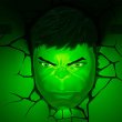 3D Light FX – 3DL – Marvel Hulk Face 3D Deco Light