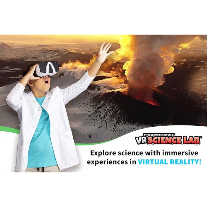 Abacus Brands VR Science Lab Επιστημονικό σετ εικονικής πραγματικότητας του καθηγητή Maxwell – Πλήρης Αγγλική Έκδοση – Περιλαμβάνει Γυαλιά VR