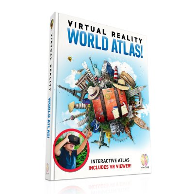 Abacus Brands VR World Atlas - Σετ εικονικής πραγματικότητας – Σετ Δώρου Για ηλικίες 4 ετών και άνω