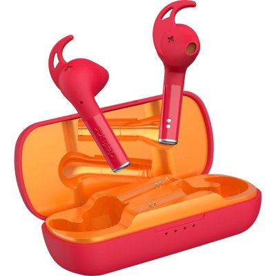 Defunc TRUE SPORT Bluetooth 5.2 Ασύρματα Αθλητικά True Wireless Ακουστικά με θήκη (κόκκινο)
