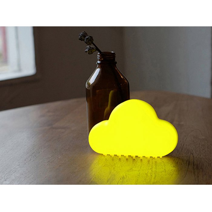 Designnest® NightLamp Cloud |MUID| Φωτάκι νυκτός συννεφάκι με ηχητική ενεργοποίηση (κίτρινο)