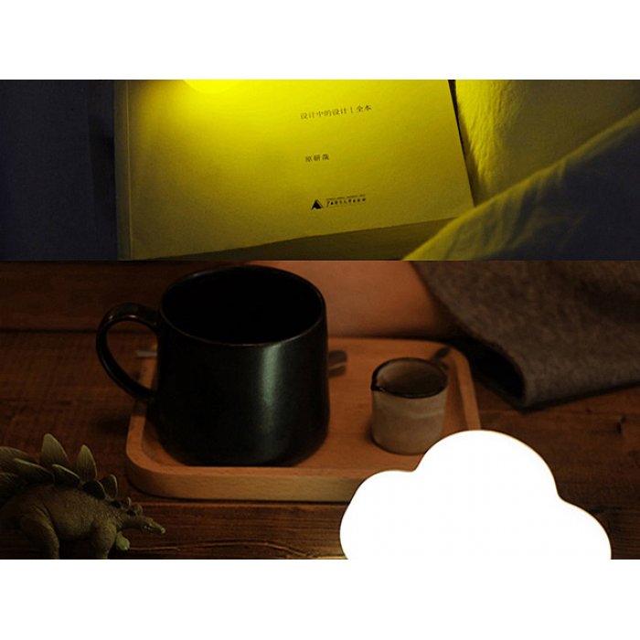 Designnest® NightLamp Cloud |MUID| Φωτάκι νυκτός συννεφάκι με ηχητική ενεργοποίηση (κίτρινο)