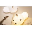 Designnest® Meng Rabbit Night Lamp Κουνελάκι Φωτιστικό νυκτός από μαλακή σιλικόνη με χρονοδιακόπτη