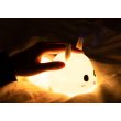 Designnest® Meng Rabbit Night Lamp Κουνελάκι Φωτιστικό νυκτός από μαλακή σιλικόνη με χρονοδιακόπτη