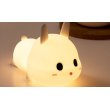 Designnest® Meng Rabbit Night Lamp Κουνελάκι Φωτιστικό νυκτός από μαλακή σιλικόνη με χρονοδιακόπτη