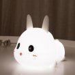 Designnest® Meng Rabbit Night Lamp Κουνελάκι Φωτιστικό νυκτός από μαλακή σιλικόνη με χρονοδιακόπτη