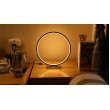 Designnest Round Table Lamp |Heng| Σφαιρική διακοσμητική λάμπα διαμέτρου 35 εκατοστών με ροοστάτη (Μαύρο)