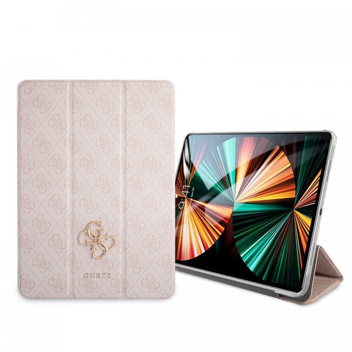 Guess 4G Logo Saffiano Collection Book Cover Θήκη κατάλληλη για Apple iPad Pro 2021 11