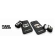 Karl Lagerfeld Ikonik Wireless Magsafe Desk Charger Pad Μοντέρνος Διπλός Ασύρματος Φορτιστής Qi 15W για smartphone σε μαύρο