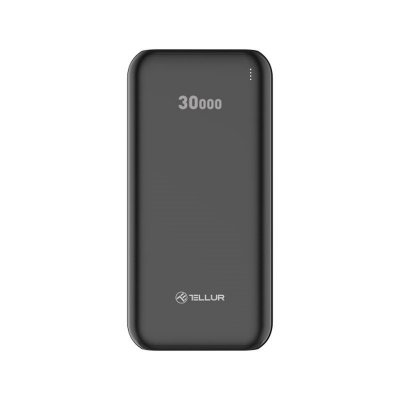 Tellur Powerbank PBC303 30.000mAh σε μαύρο χρώμα με 2x USB, 1xUSB-C (TLL158321)