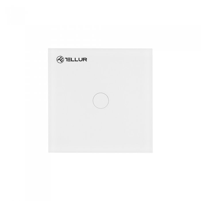 Tellur WiFi Switch 1 Ports 1800W 10A Έξυπνος διακόπτης WiFi 1 θύρας σε λευκό (TLL331041)