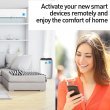 Tellur Smart IR WiFi Remote Control Τηλεχειρισμός IR & Αισθητήρας θερμοκρασίας & υγρασίας WiFi σε μαύρο (TLL331241)