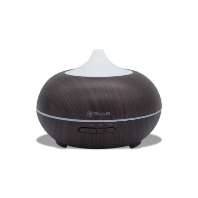 Tellur WiFi Smart Aroma Diffuser Συσκευή για αρωματοθεραπεία τηλεχειριζόμενη μέσω WiFi σε σκούρο καφέ (TLL331261)