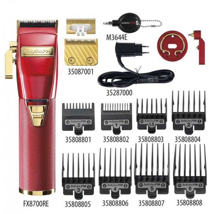 Babyliss Pro 4Artists FX8700RE Επαγγελματική Κουρευτική Μηχανή Κόκκινο