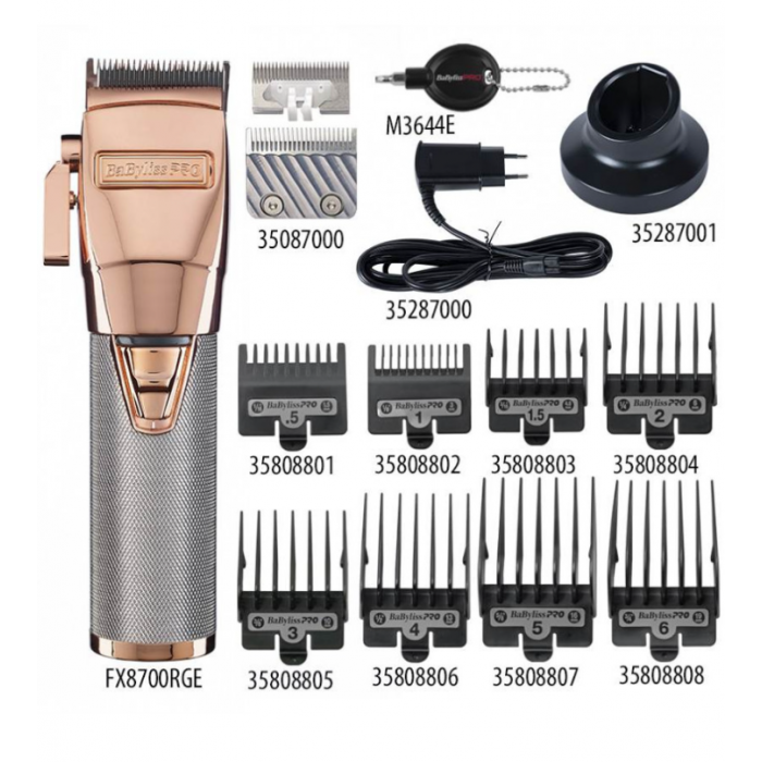 Babyliss Pro 4Artists FX8700RGE Επαγγελματική Κουρευτική Μηχανή Ροζ Χρυσό