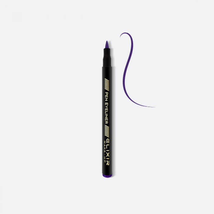 Elixir Make Up Eyeliner Pen 889C Βιολετί