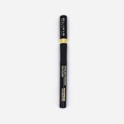 Elixir Make Up Ultra Soft Precision Pen Eyeliner Αδιάβροχο Μαύρο