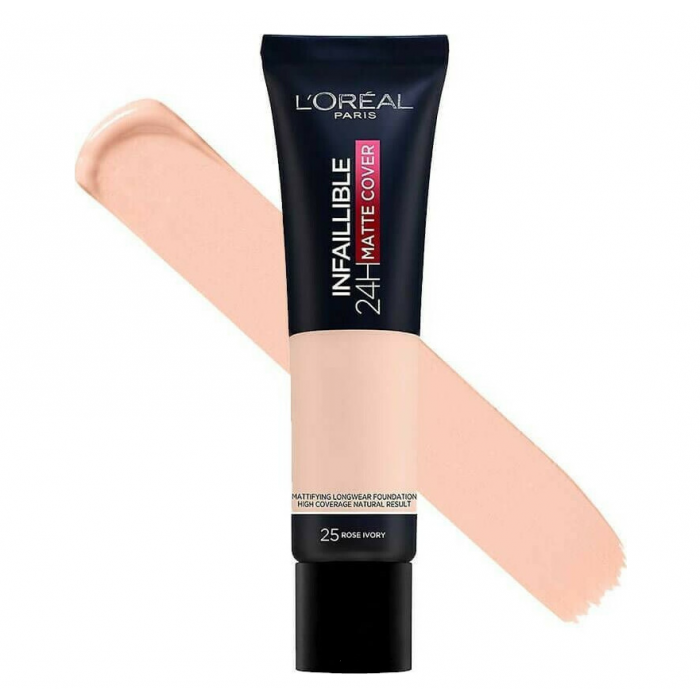 LOreal Paris Make up Infaillible 24h Matte Cover 25 Rose Ivory 30ml