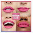 Maybelline New York Superstay Matte Ink Liquid Κραγιόν 395 Birthday Bestie 5ml