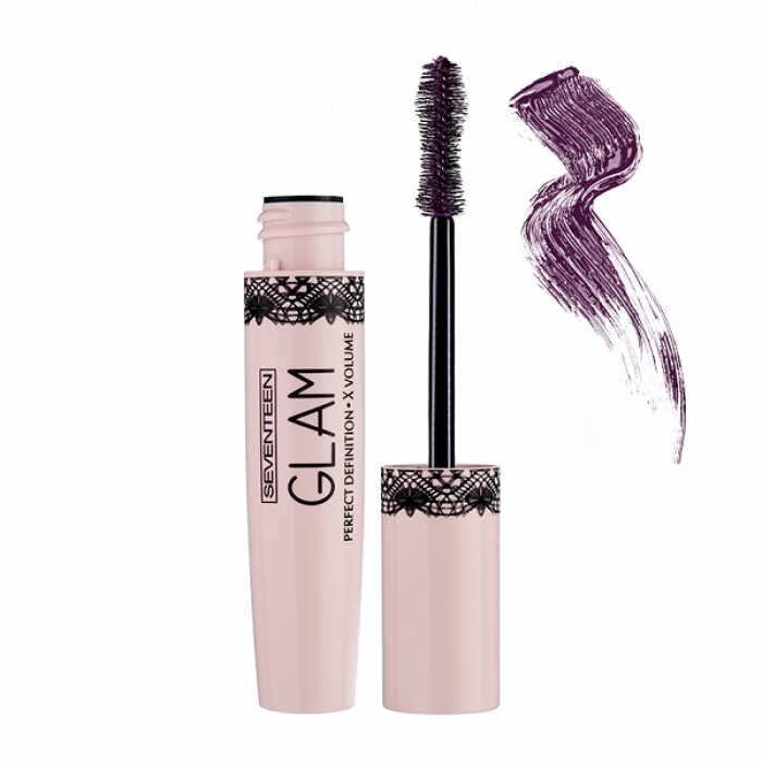 Seventeen Glam Mascara 02 Plum 13ml