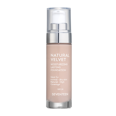 Seventeen Make up Natural Velvet Longlasting Matte Liquid Make Up SPF20 03 Light Beige 30ml