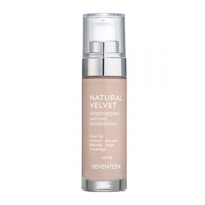 Seventeen Make up Natural Velvet Longlasting Matte Liquid Make Up SPF20 05 Medium Beige 30ml